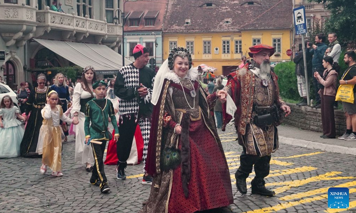 Sighisoara Medieval Festival celebrated in Romania